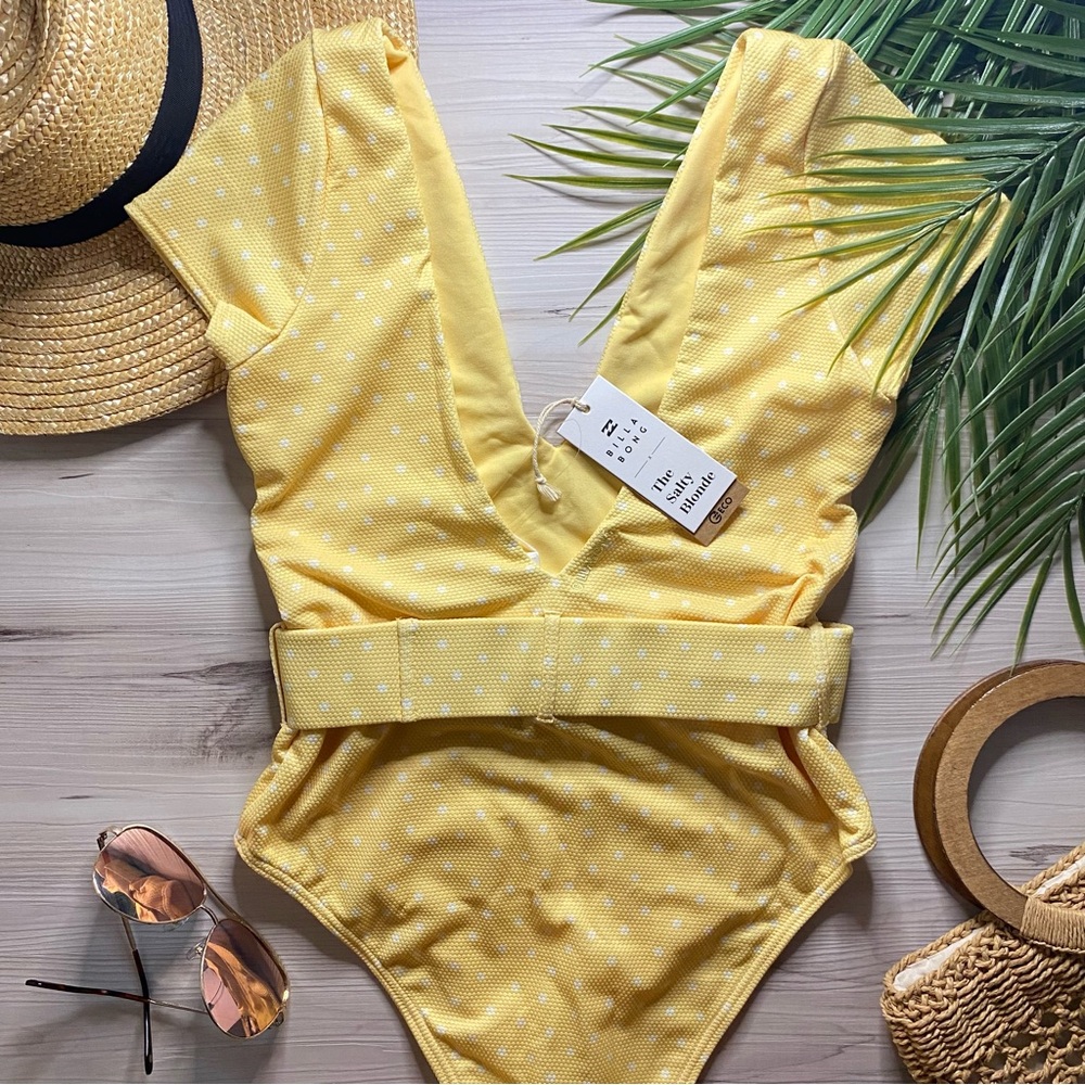 Billabong x Salty Blonde Sundipped One Piece Belted Swimsuit - Picture 7 of 15